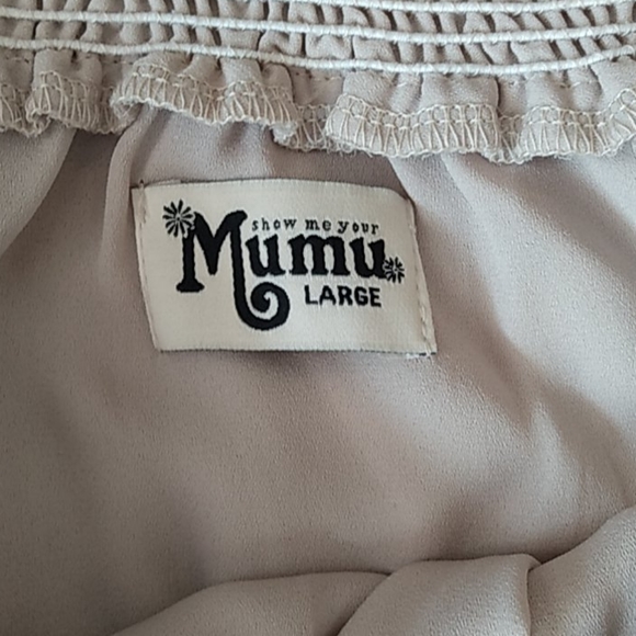 Show Me Your Mumu nude colored dress size Large - Picture 3 of 6